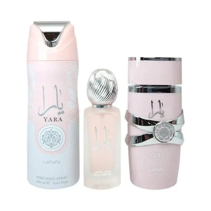Lattafa Yara Gift Set 100ml EDP & Body Spray