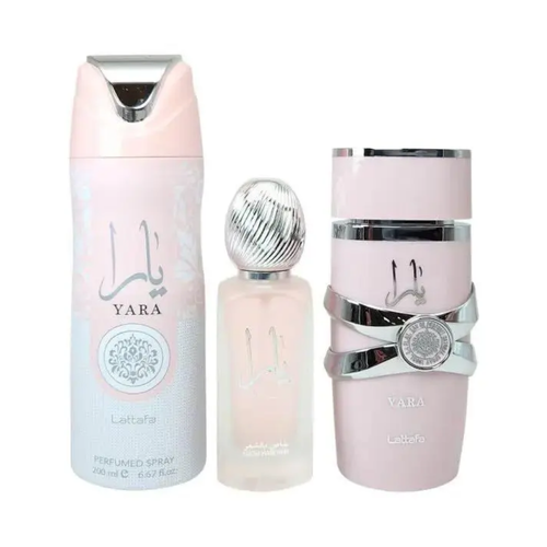 Lattafa Yara Gift Set 100ml EDP & Body Spray