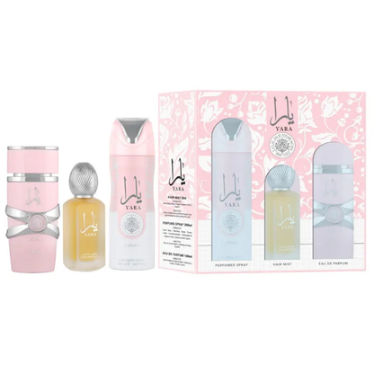 Lattafa Yara Gift Set 100ml EDP & Body Spray