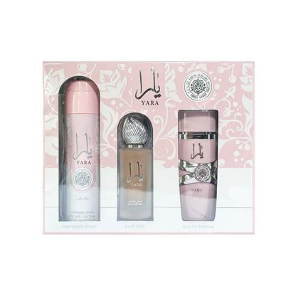 Lattafa Yara Gift Set 100ml EDP & Body Spray