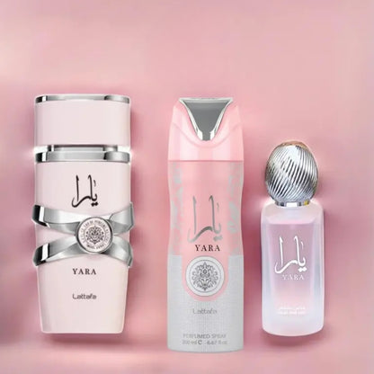 Lattafa Yara Gift Set 100ml EDP & Body Spray