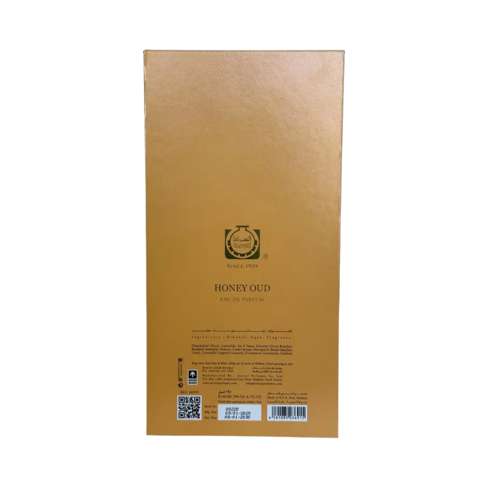 Surrati Honey Oud Perfume 140ml | Arabian Oud EDP